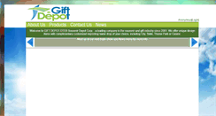 Desktop Screenshot of gogiftdepot.com